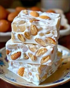 Natif nougat-like candy